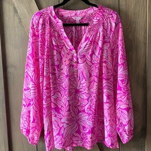 Lilly Pulitzer Elsa Silk Top